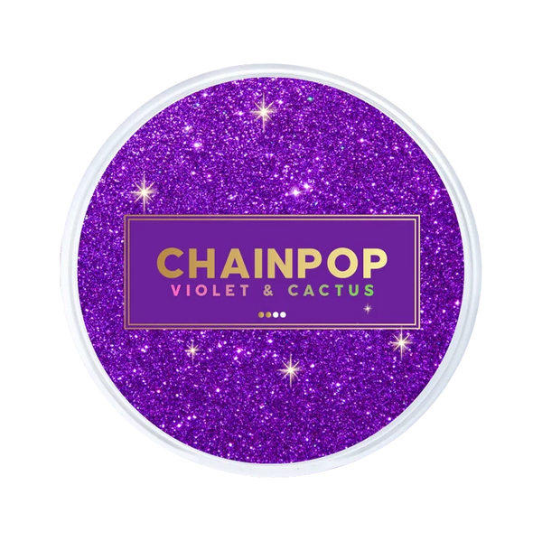 Violet Cactus nicotine pouch by Chainpop snus