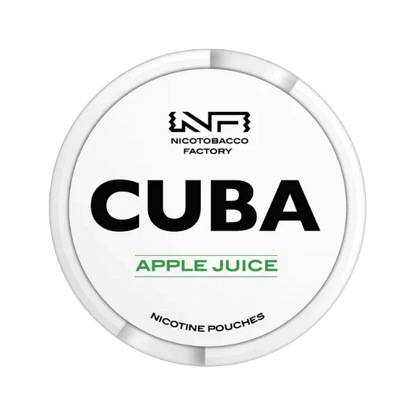 White Apple Juice nicotine pouch by Cuba snus