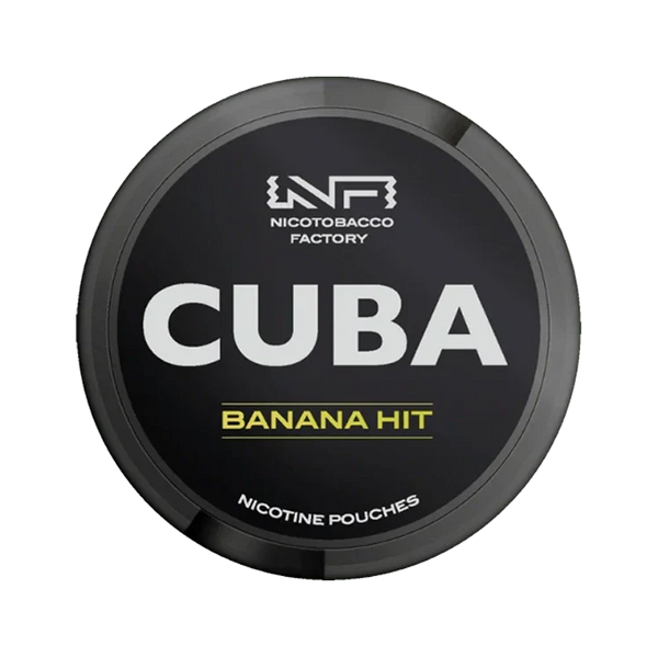 Black Banana Hit nicotine pouch by Cuba snus