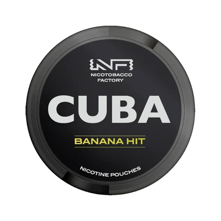 Black Banana Hit nicotine pouch by Cuba snus
