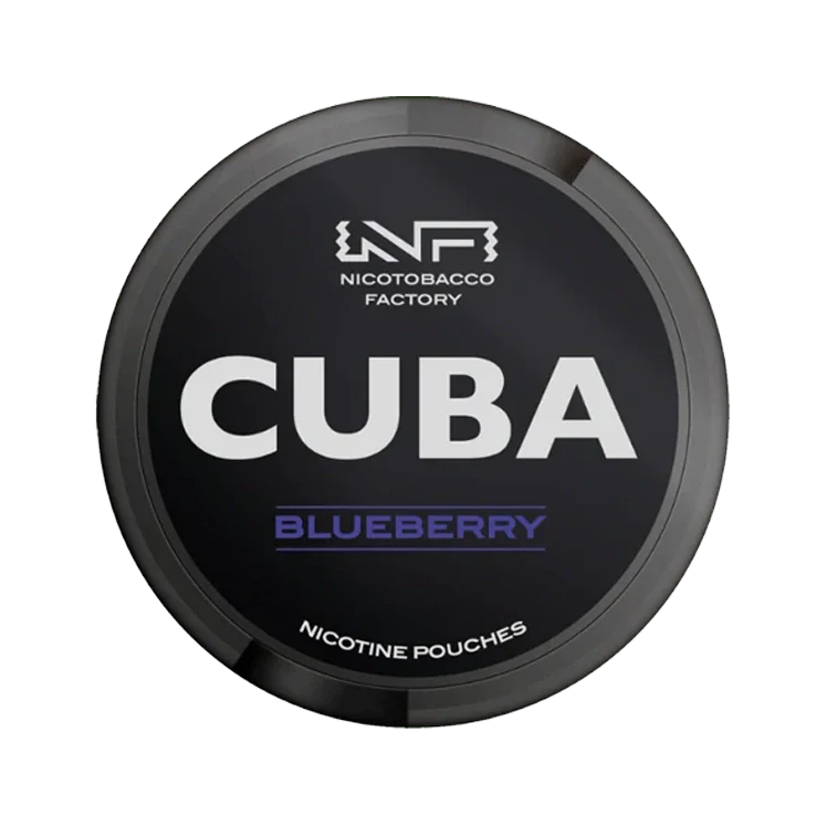 Black Blueberry nicotine pouch by Cuba snus