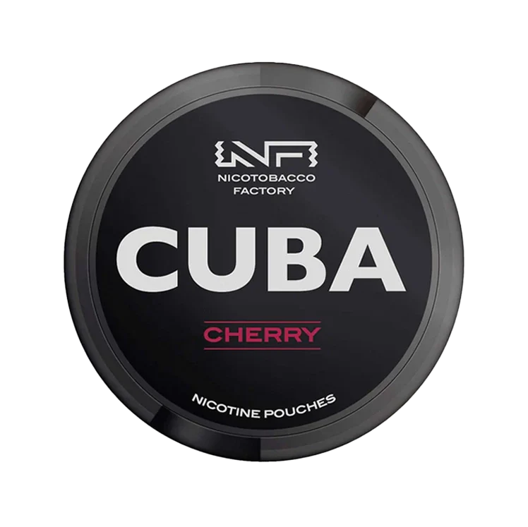 Black Cherry nicotine pouch by Cuba snus