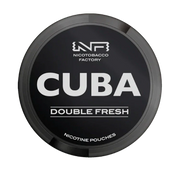 Black Double Fresh nicotine pouch by Cuba snus