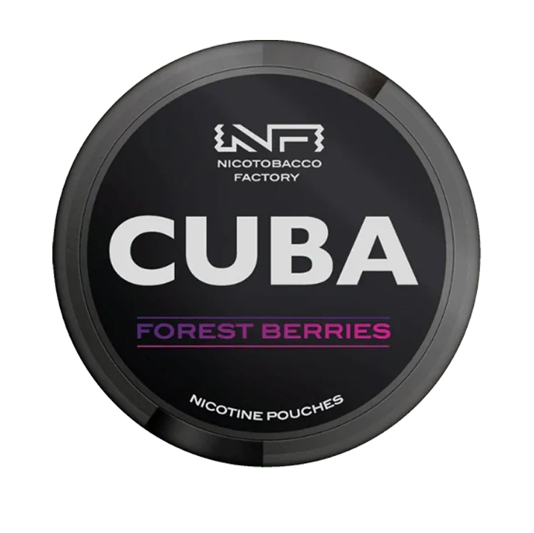 Black Forest Berries nicotine pouch by Cuba snus