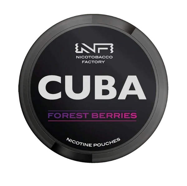 Black Forest Berries nicotine pouch by Cuba snus