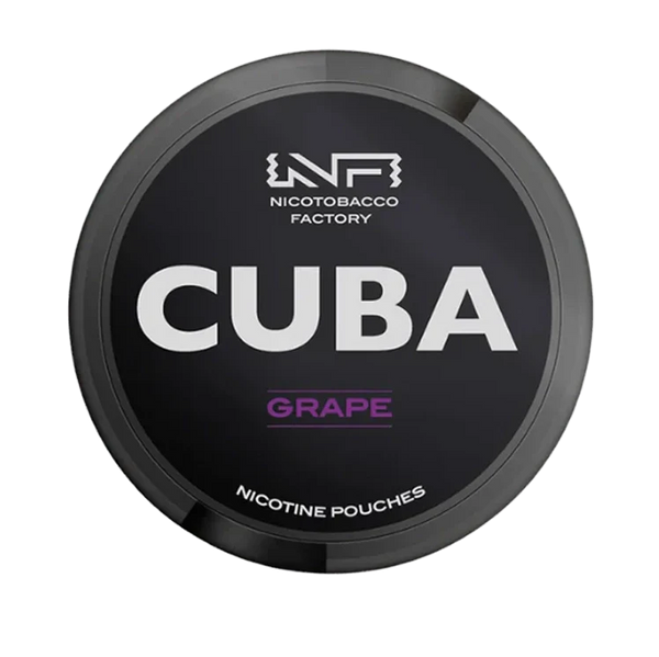 Black Grape nicotine pouch by Cuba snus