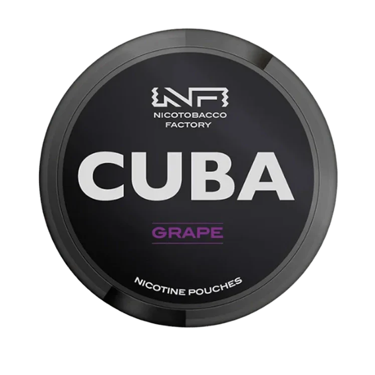 Black Grape nicotine pouch by Cuba snus