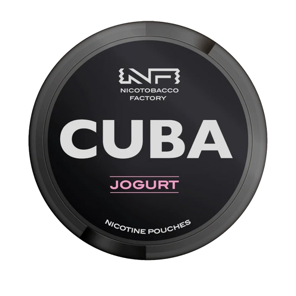 Black Jogurt nicotine pouch by Cuba snus