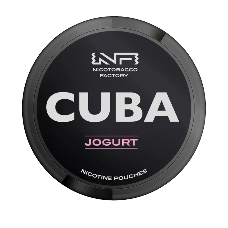 Black Jogurt nicotine pouch by Cuba snus