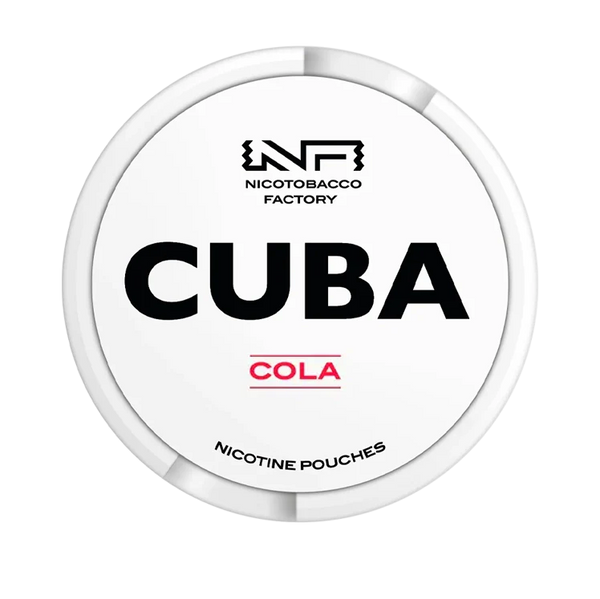 White Cola nicotine pouch by Cuba snus
