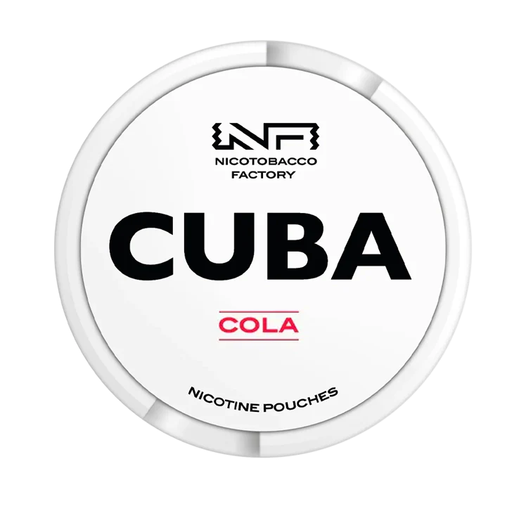 White Cola nicotine pouch by Cuba snus