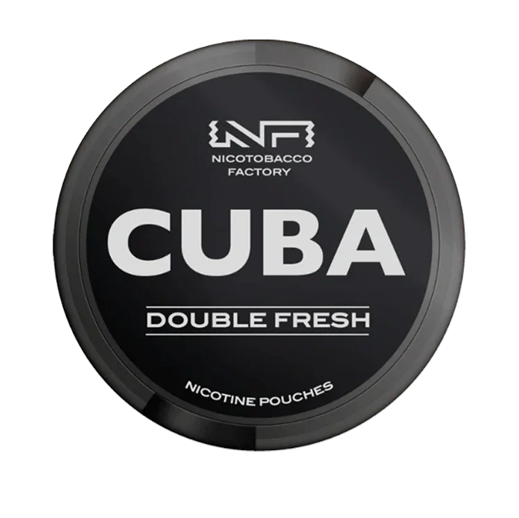 White Double Fresh nicotine pouch by Cuba snus