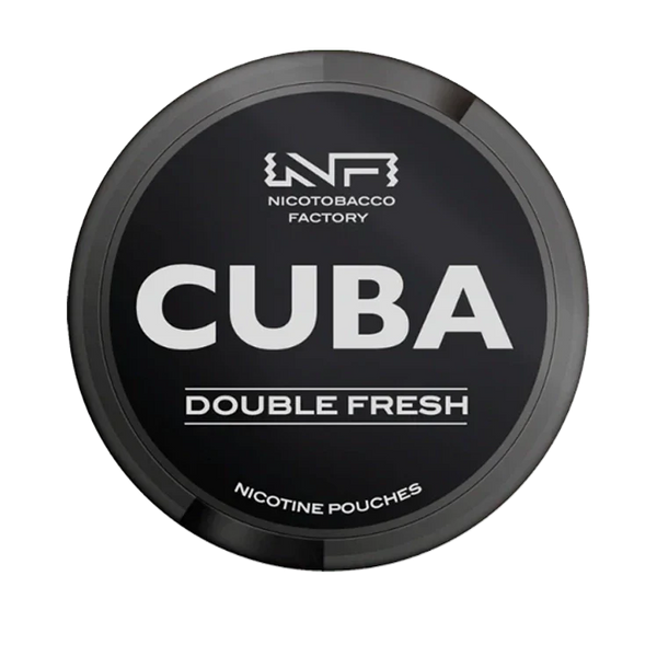 White Double Fresh nicotine pouch by Cuba snus