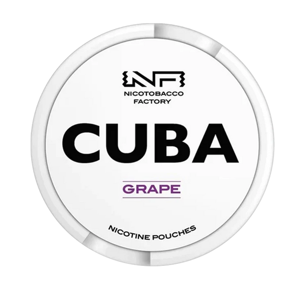 White Grape nicotine pouch by Cuba snus