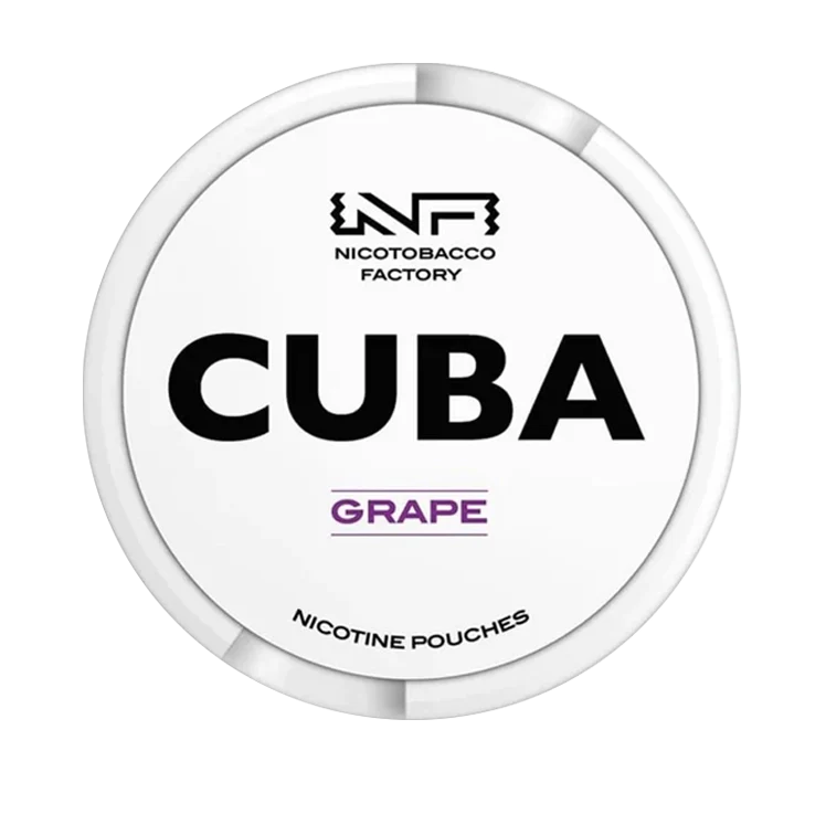 White Grape nicotine pouch by Cuba snus