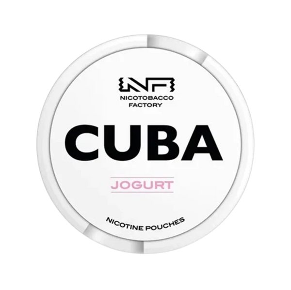 White Jogurt nicotine pouch by Cuba snus