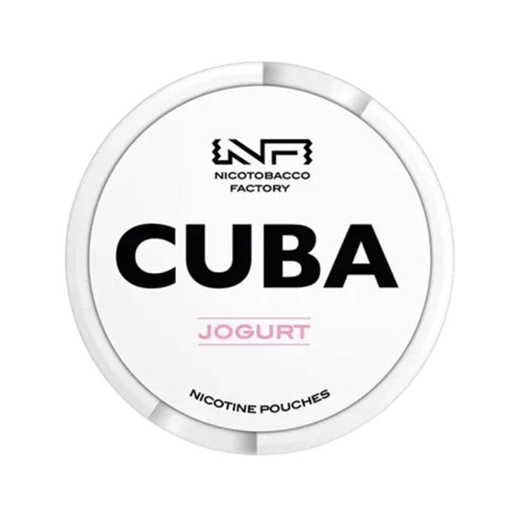 White Jogurt nicotine pouch by Cuba snus