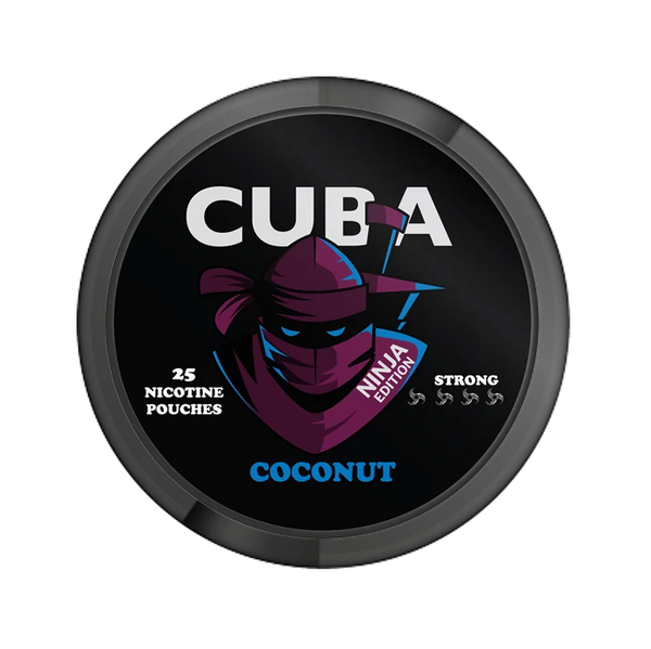 Ninja Coconut nicotine pouch by Cuba snus