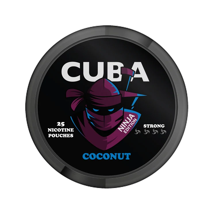 Ninja Coconut nicotine pouch by Cuba snus