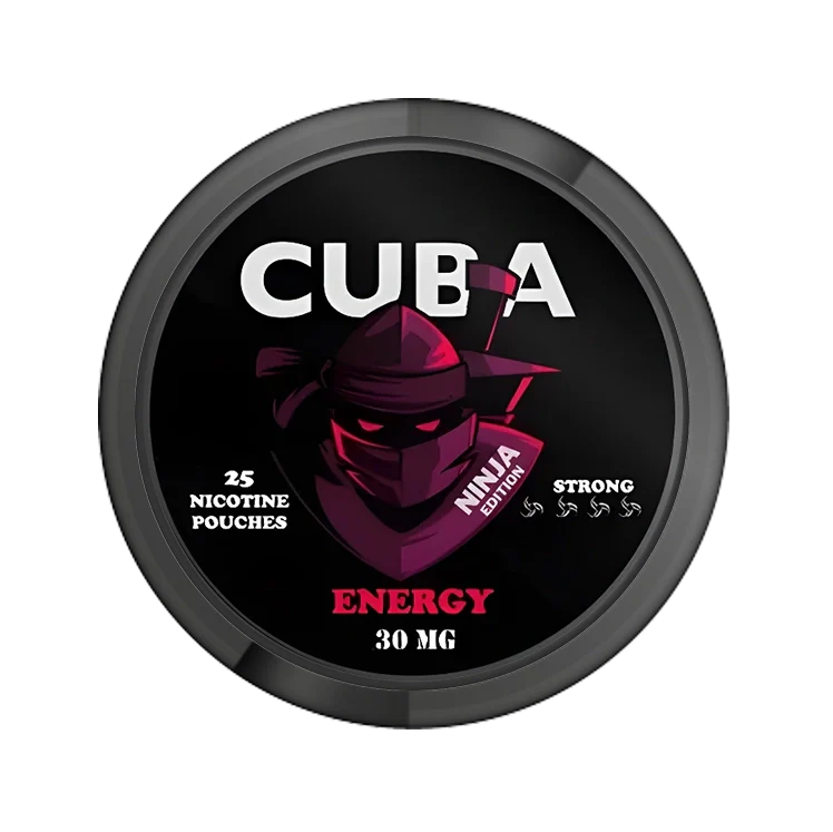 Ninja Energy nicotine pouch by Cuba snus