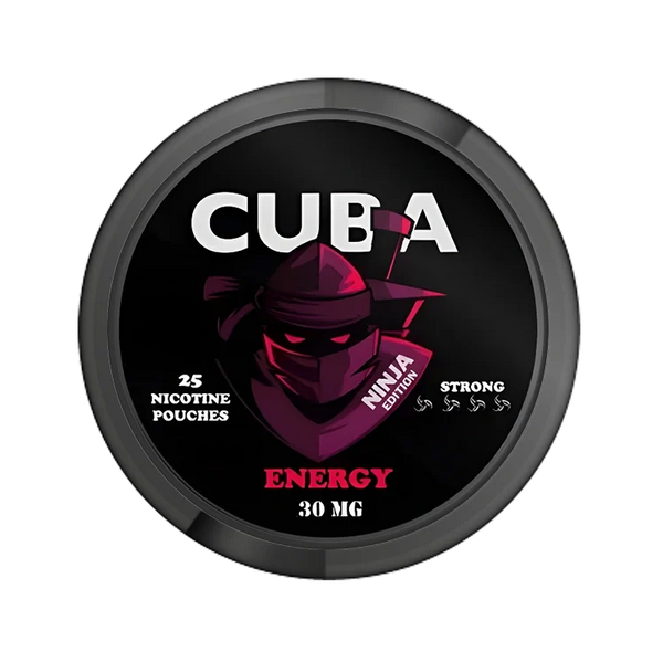Ninja Energy nicotine pouch by Cuba snus