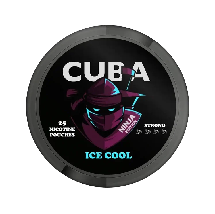 Ninja Ice Cool nicotine pouch by Cuba snus