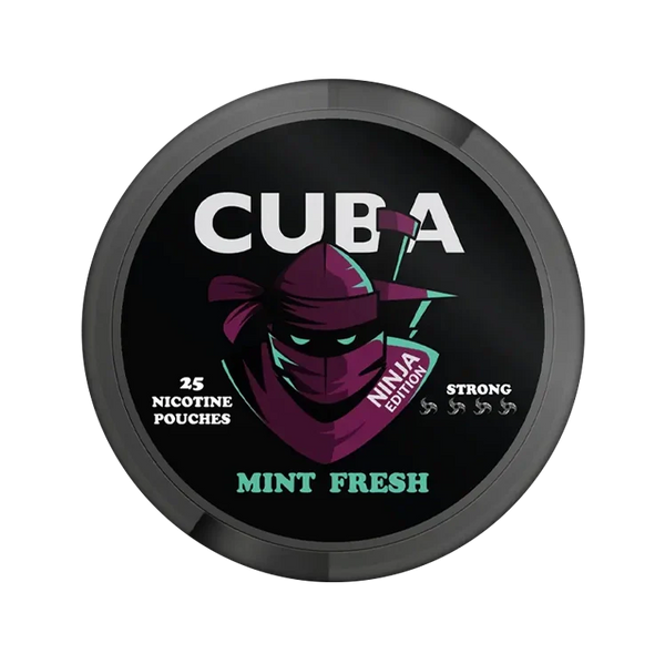 Ninja Mint Fresh nicotine pouch by Cuba snus