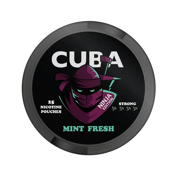 Ninja Mint Fresh nicotine pouch by Cuba snus