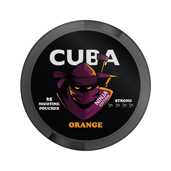 Ninja Orange nicotine pouch by Cuba snus