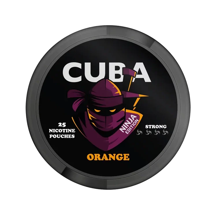 Ninja Orange nicotine pouch by Cuba snus