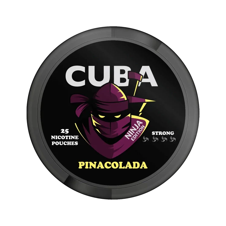 Ninja Pinacolada nicotine pouch by Cuba snus