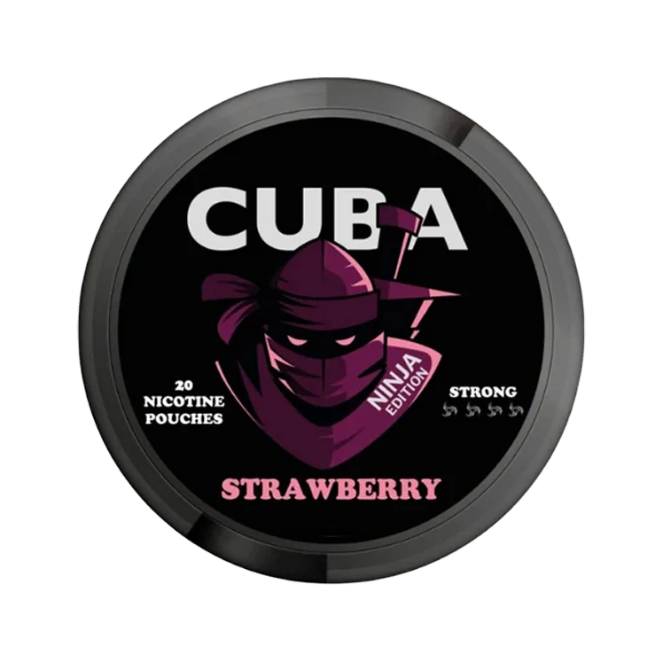 Ninja Strawberry nicotine pouch by Cuba snus