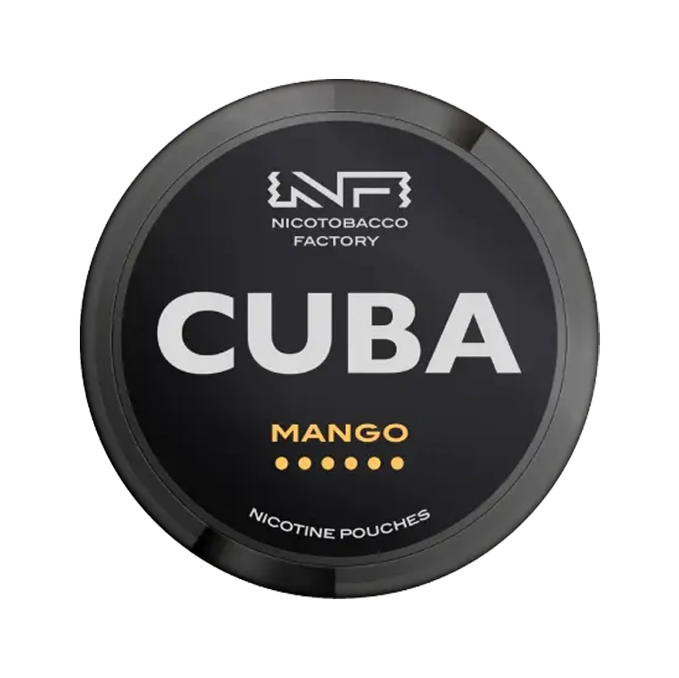 Black Mango nicotine pouch by Cuba snus