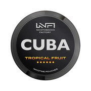 Black Tropical Fruit nicotine pouch by Cuba snus