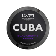 Black Blackberry nicotine pouch by Cuba snus