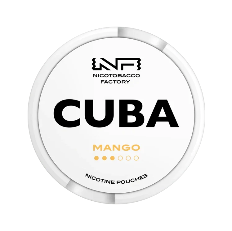 White Mango nicotine pouch by Cuba snus
