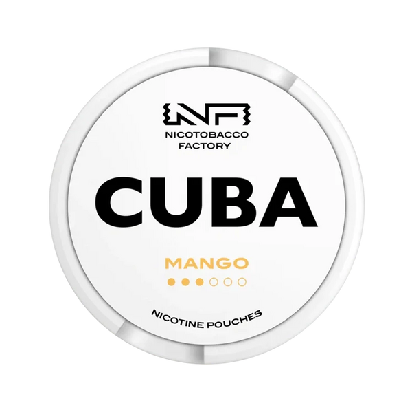 White Mango nicotine pouch by Cuba snus