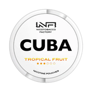 White Tropical Fruit nicotine pouch by Cuba snus