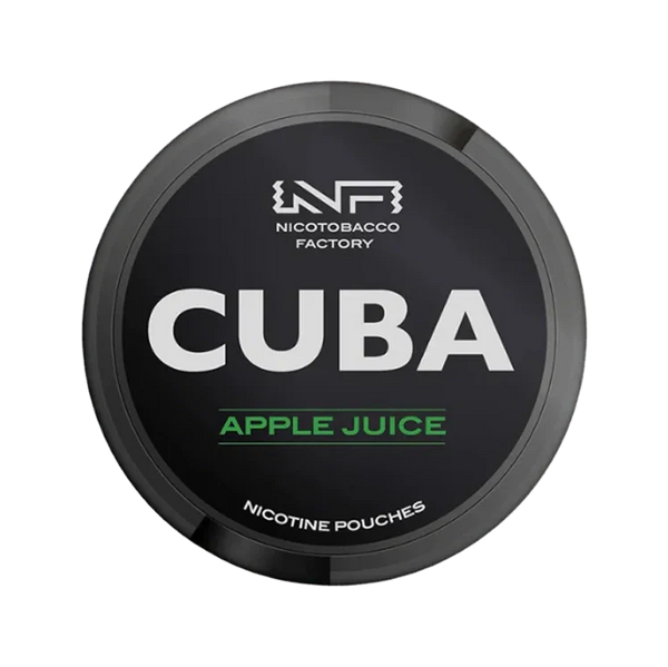 Black Apple Juice nicotine pouch by Cuba snus