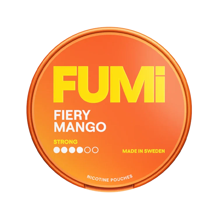Fiery Mango Strong nicotine pouch by Fumi snus