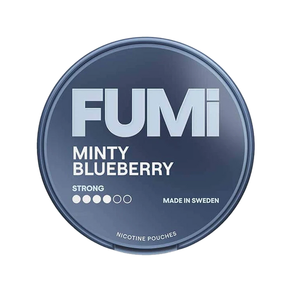 Minty Blueberry Strong nicotine pouch by Fumi snus