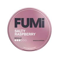 Salty Raspberry Regular nicotine pouch by Fumi snus