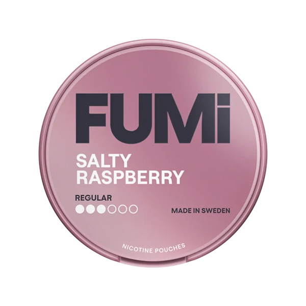Salty Raspberry Regular nicotine pouch by Fumi snus
