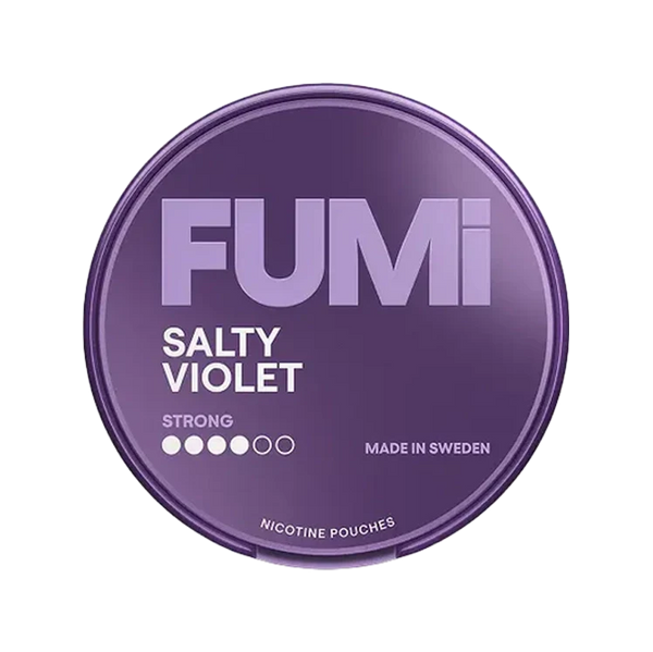 Salty Violet Regular nicotine pouch by Fumi snus