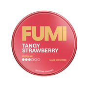 Tangy Strawberry Regular nicotine pouch by Fumi snus