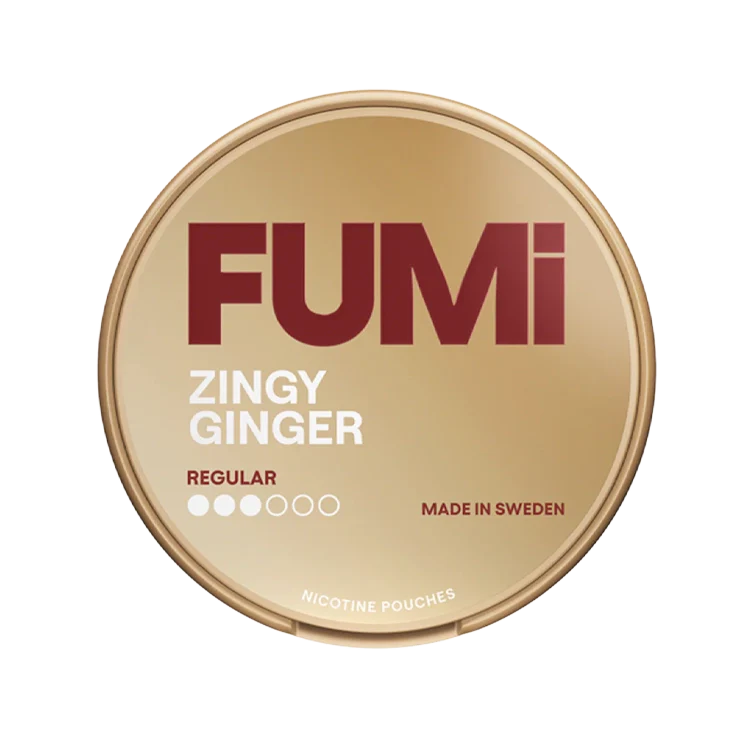 Zingy Ginger Regular nicotine pouch by Fumi snus