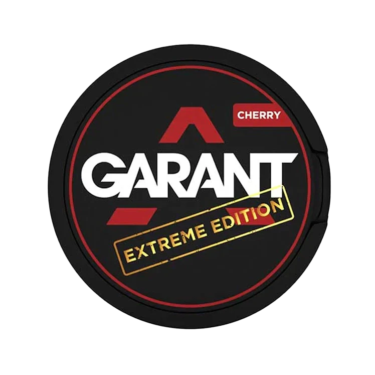 Extreme Cherry nicotine pouch by Garant snus