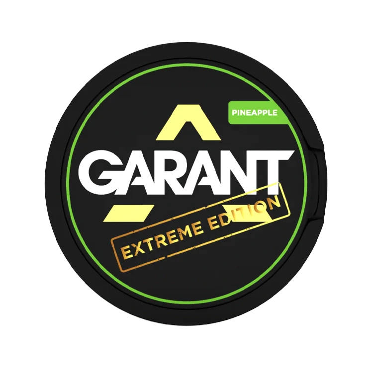 Extreme Pineapple nicotine pouch by Garant snus