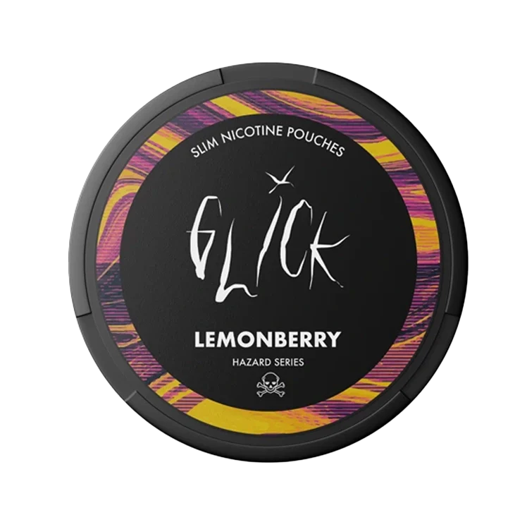 Lemonberry nicotine pouch by Glick snus
