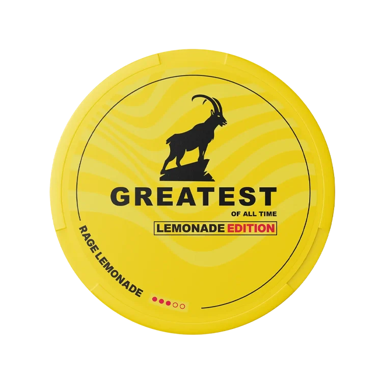 Rage Lemonade nicotine pouch by Greatest snus